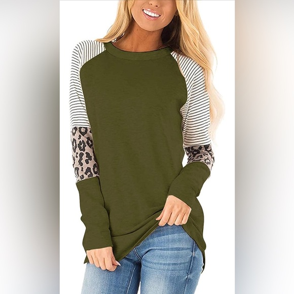 Tops - Raglan style long sleeve shirt. Size 2X